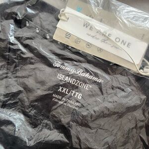 Tommy Bahama IslandZone Charcoal Shirt XXL